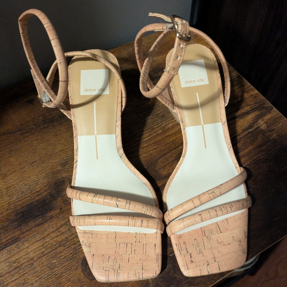 Dolce Vita Women's Cork Strappy Sandals